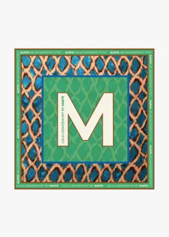 Pañuelo verdes y azules