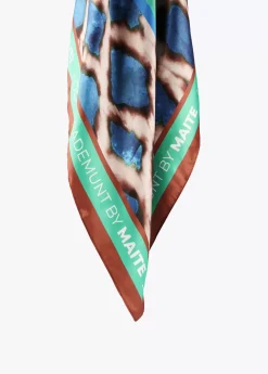 Pañuelo verdes y azules