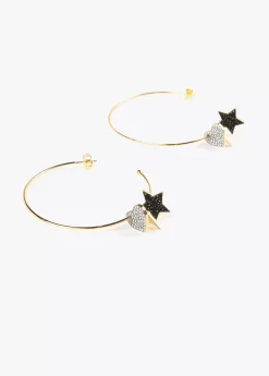 Pendientes aro y charms