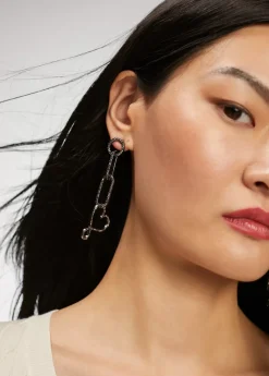 Pendientes colgantes y cristales