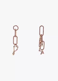 Pendientes colgantes y cristales