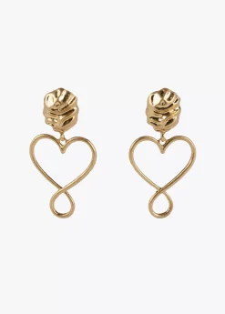 Pendientes corazón infinito