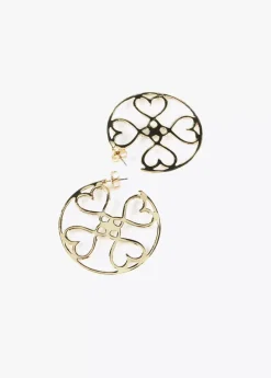 Pendientes de aro dorados