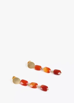 Pendientes de piedras naturales