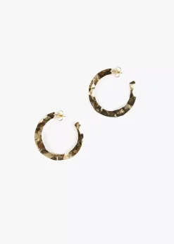 Pendientes dorados de aro