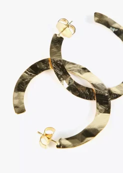 Pendientes dorados de aro