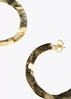 Pendientes dorados de aro