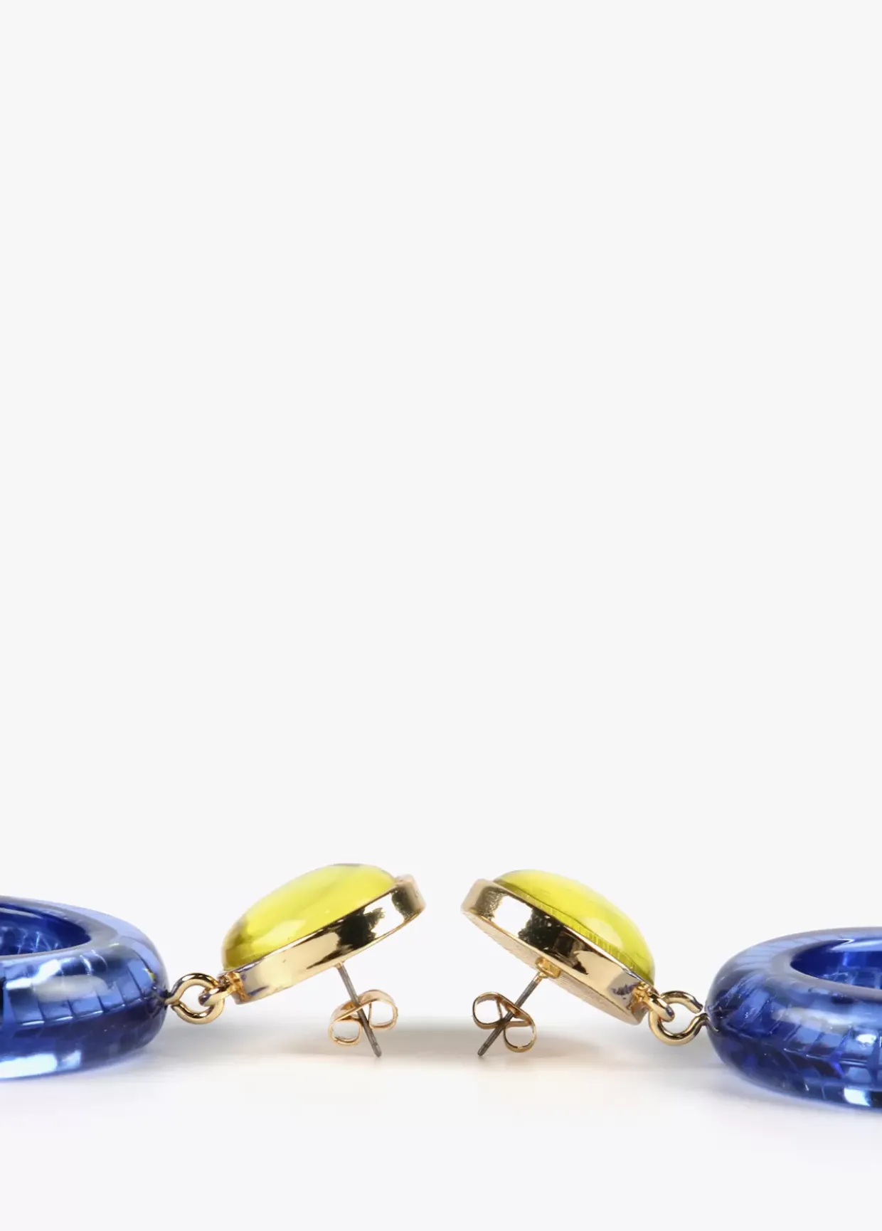 Pendientes dos piezas de colores