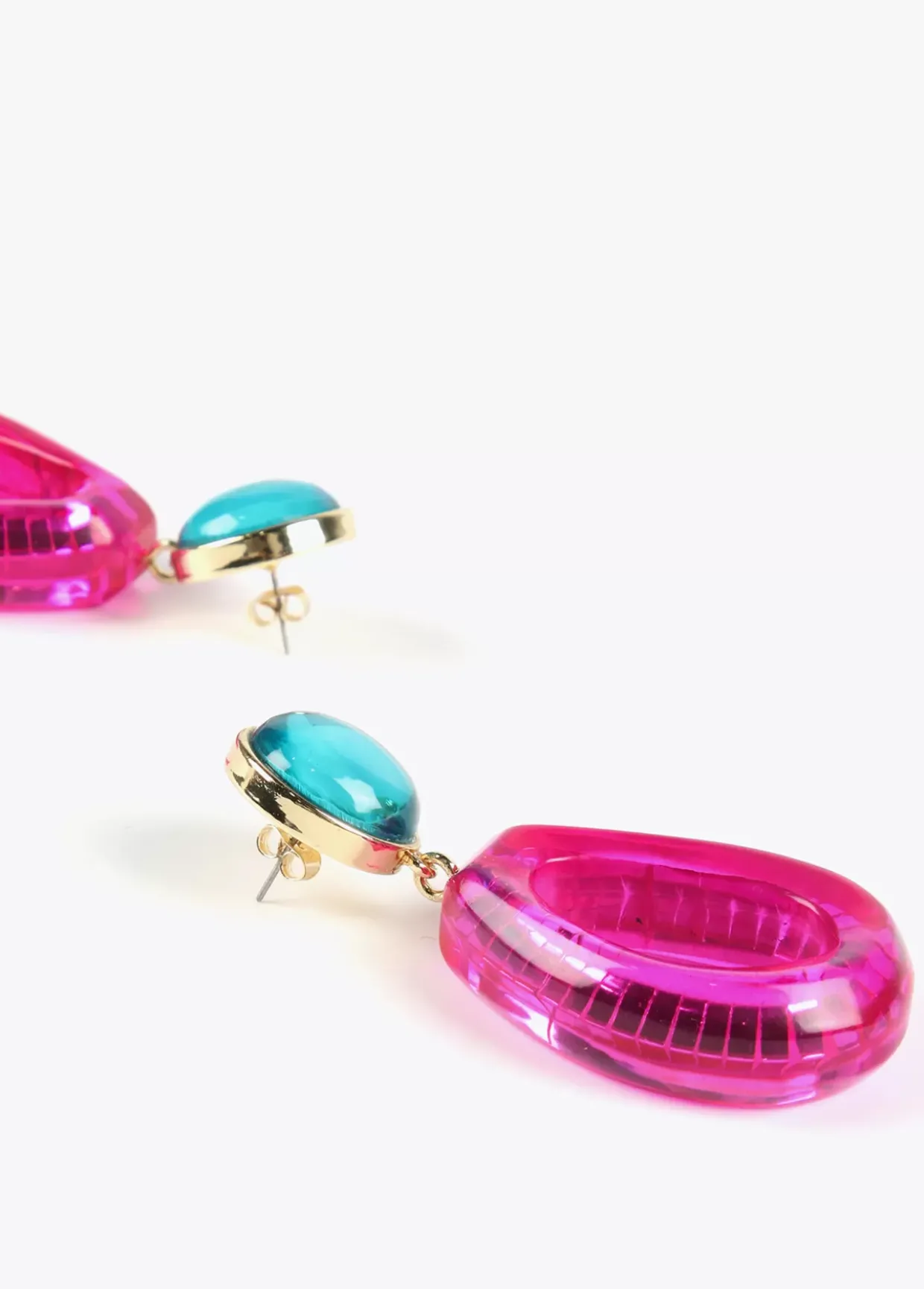 Pendientes dos piezas de colores