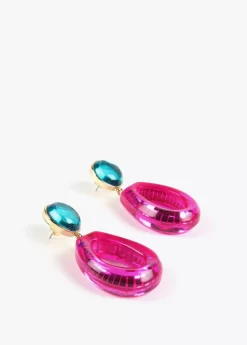 Pendientes dos piezas de colores