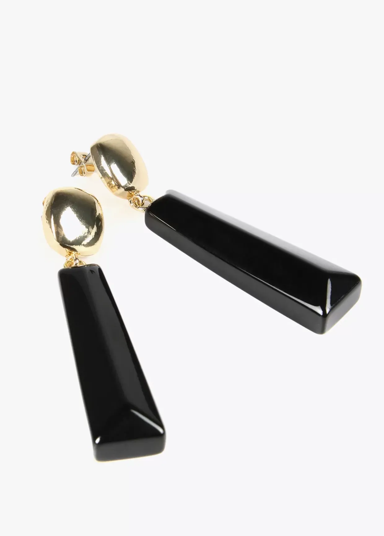 Pendientes negros dos piezas