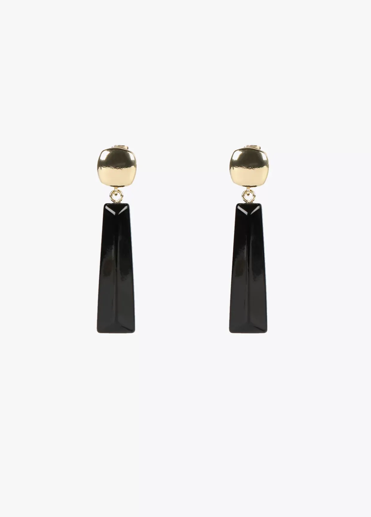 Pendientes negros dos piezas