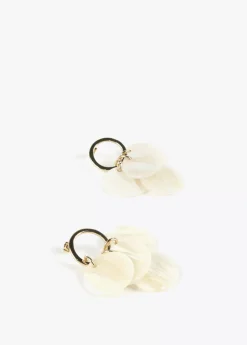 Pendientes piezas nacaradas