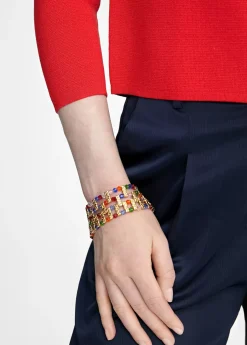 Pulsera cristales multicolor