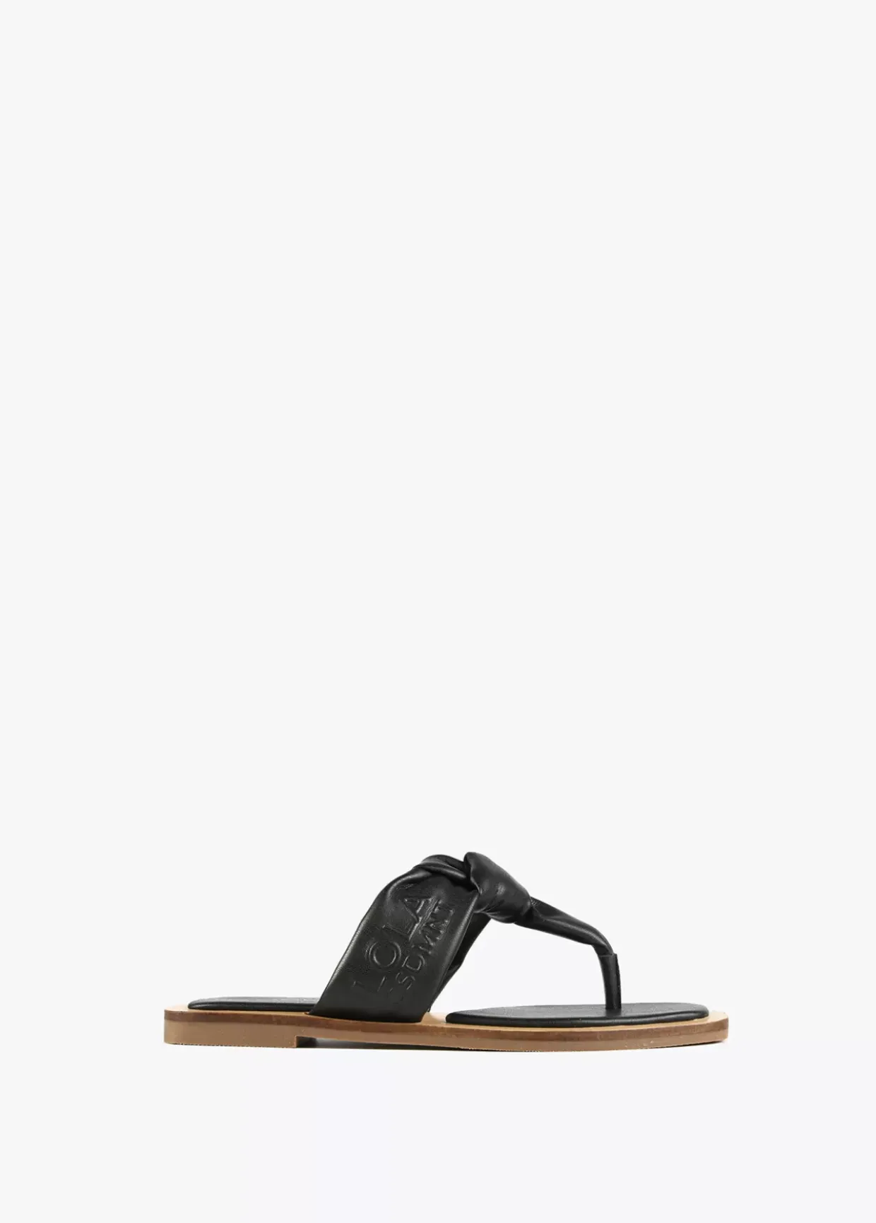 Sandalia plana de dedo