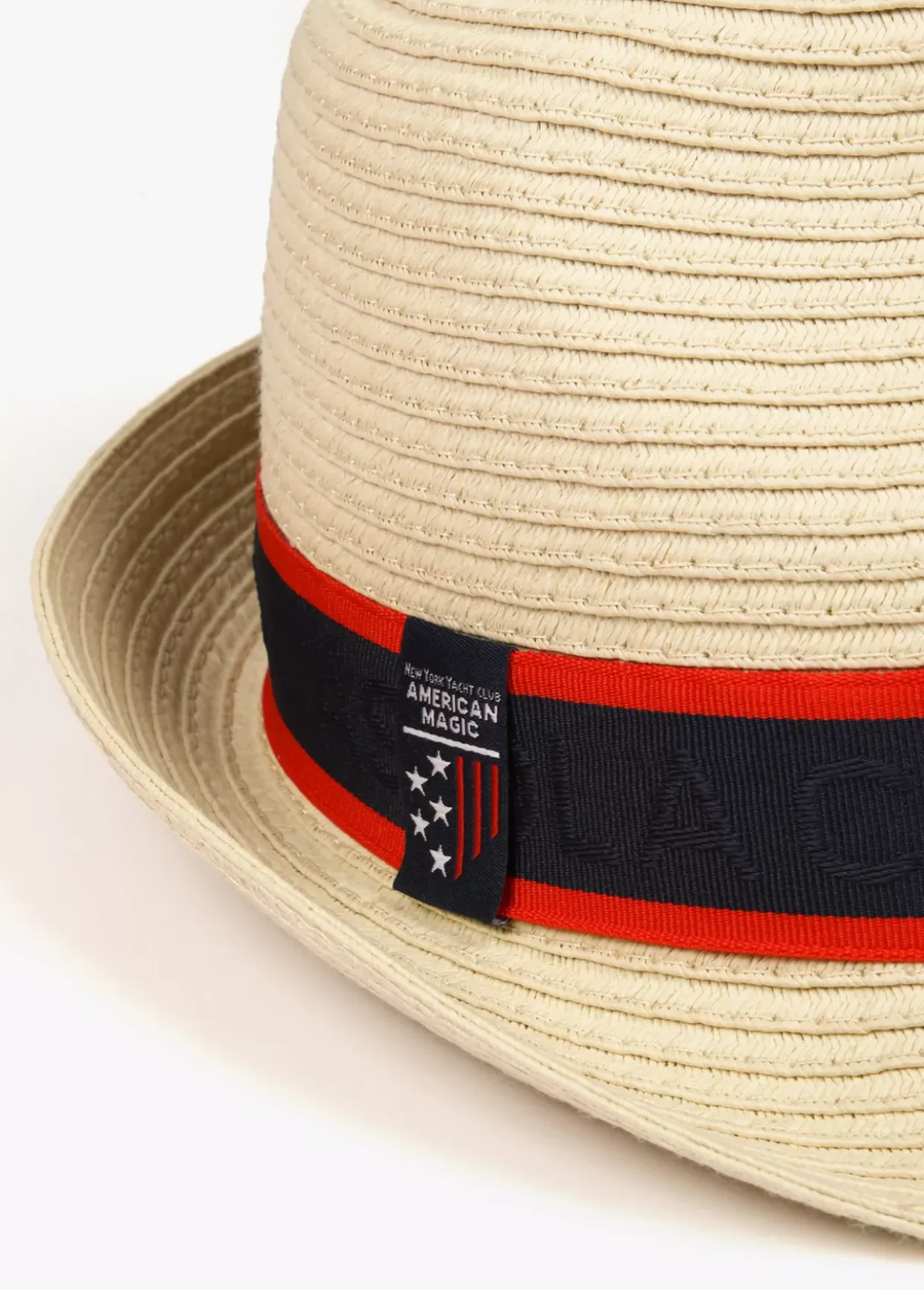 Sombrero de paja con cinta logotipada - Lola Casademunt