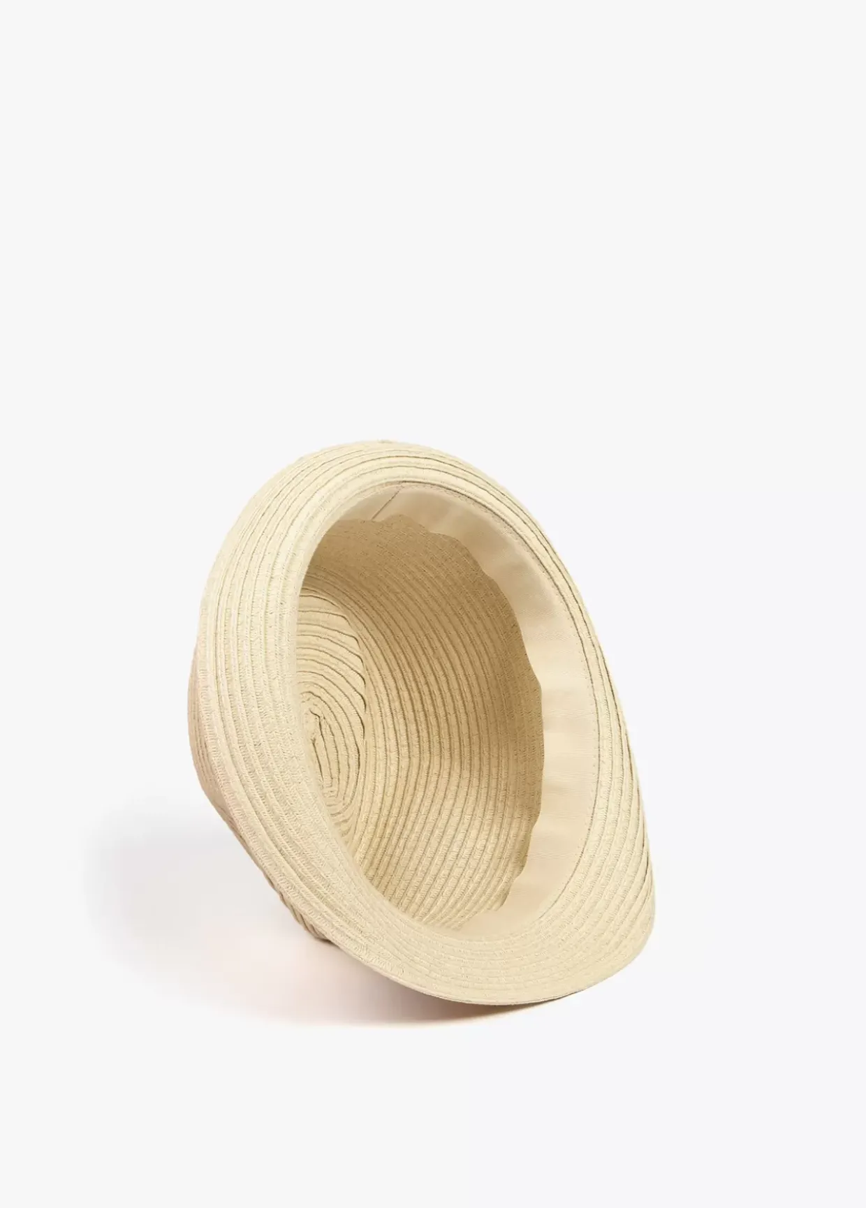 Sombrero de paja con cinta logotipada - Lola Casademunt