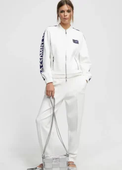 Sudadera bicolor cremallera