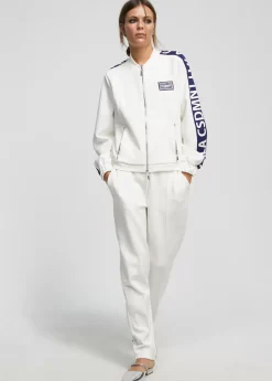 Sudadera bicolor cremallera