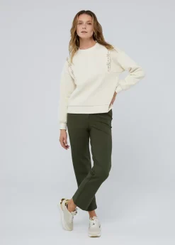 Sudadera con pedrería