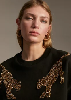 Sudadera detalle tigres