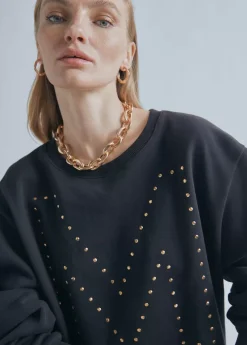 Sudadera M detalle strass |  Ropa | Lola Casademunt