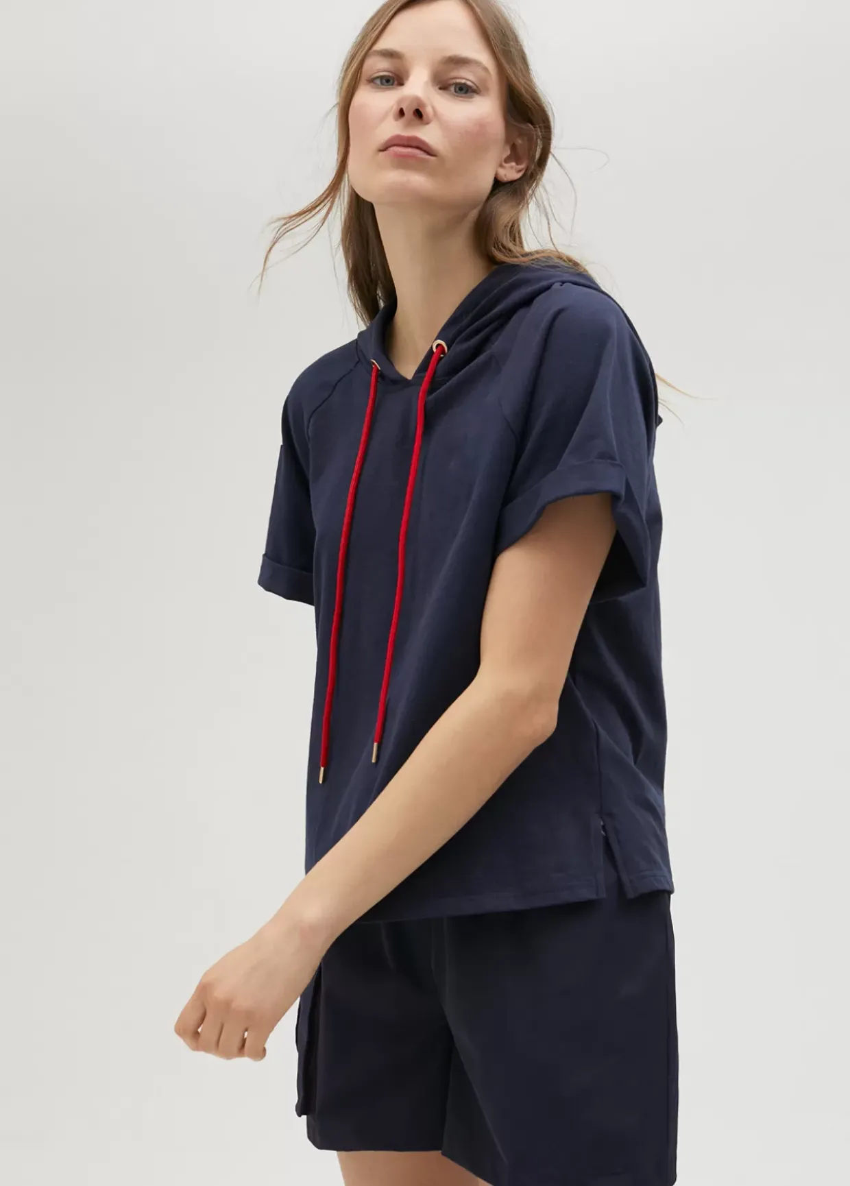 Sudadera manga corta de algodón 100% - Lola Casademunt