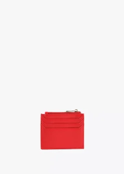 Tarjetero con logo en relieve.