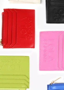 Tarjetero logo con relieve