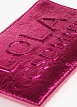 Tarjetero metalizado