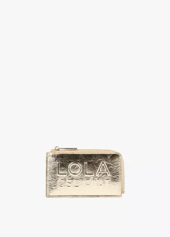 Tarjetero metalizado