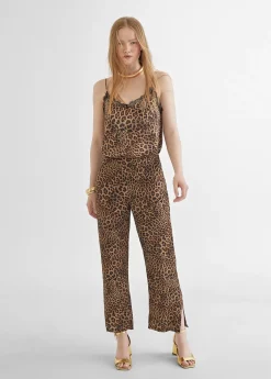 Top lencero animal print