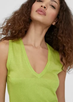 Top punto color liso