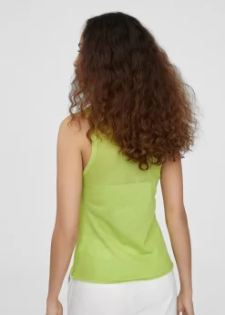 Top punto color liso