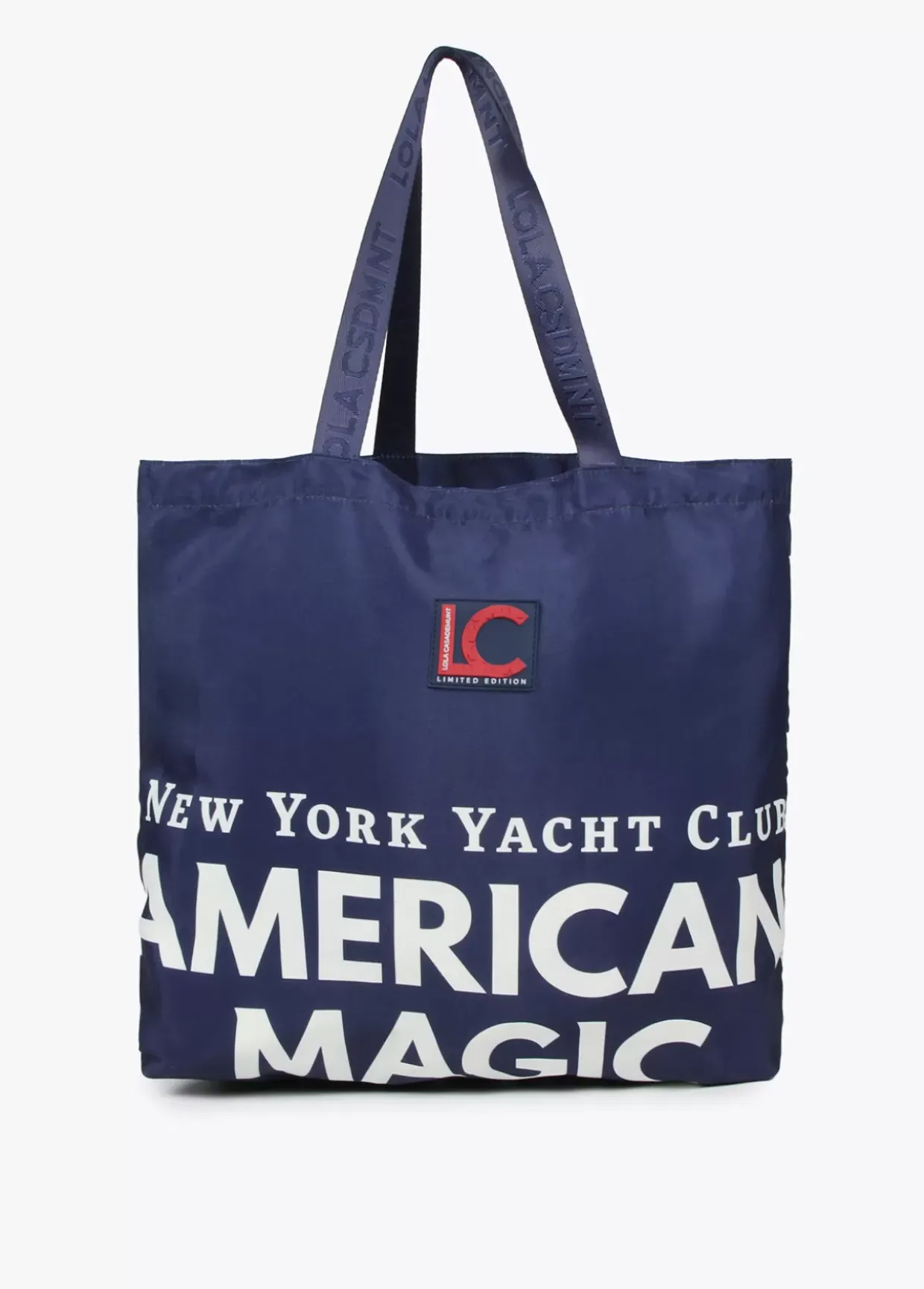 Tote bag de color azul  American Magic - Lola Casademunt
