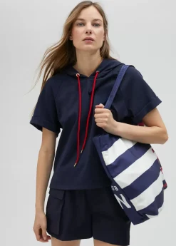 Tote bag de color azul  American Magic - Lola Casademunt