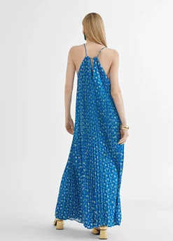 Vestido azul monograma