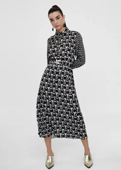 Vestido camisero monograma