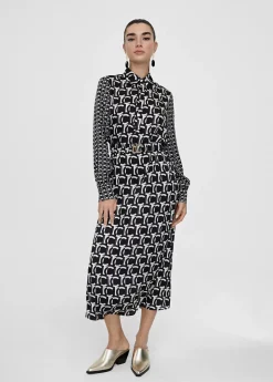 Vestido camisero monograma