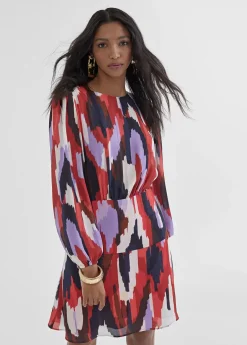 Vestido camisola multiestampado