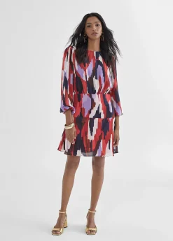 Vestido camisola multiestampado