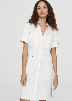 Vestido corto tipo cargo