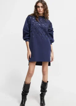 Vestido detalle lentejuelas