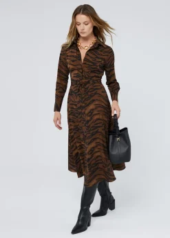 Vestido estampado animal print