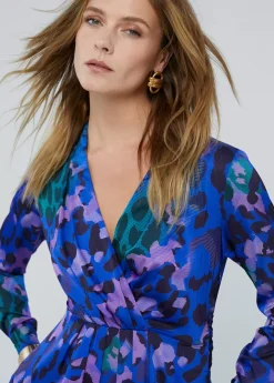 Vestido estampado animal print