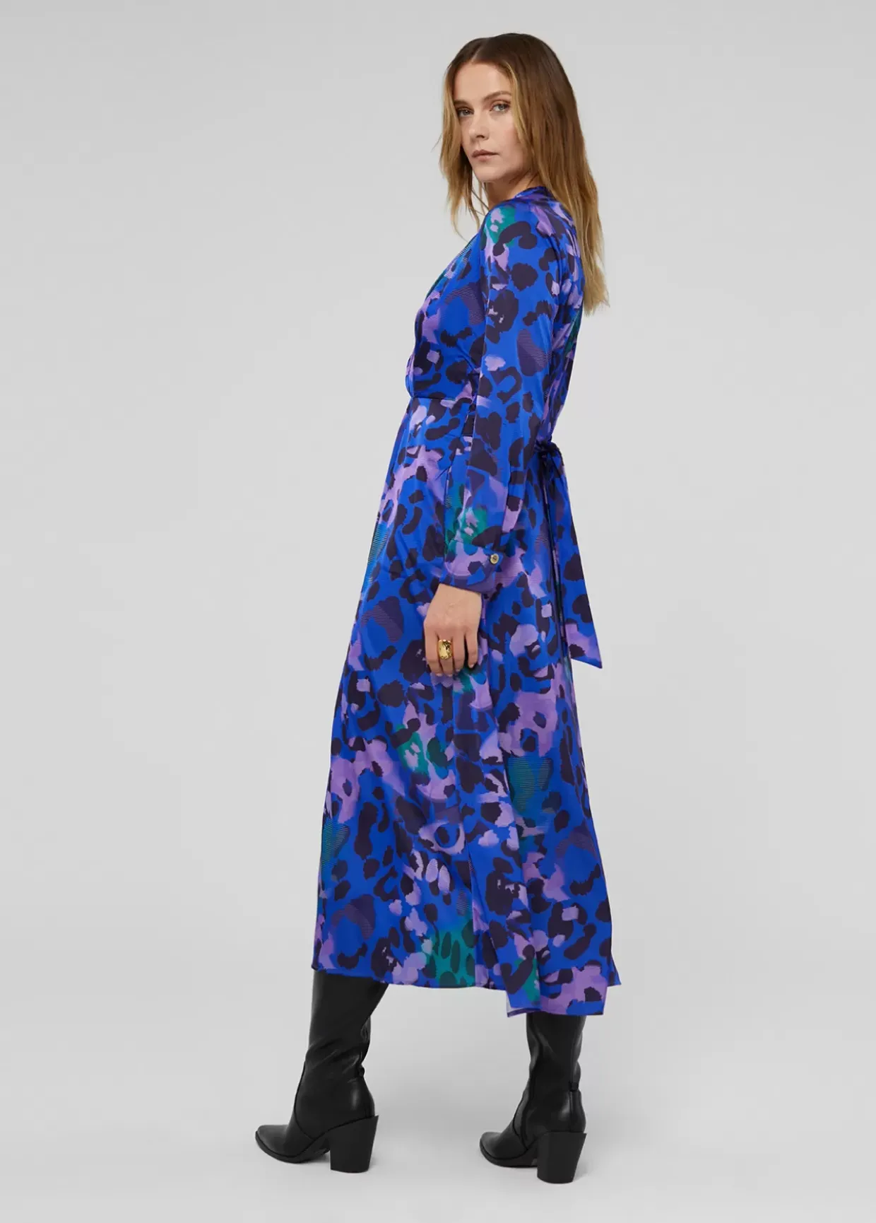 Vestido estampado animal print