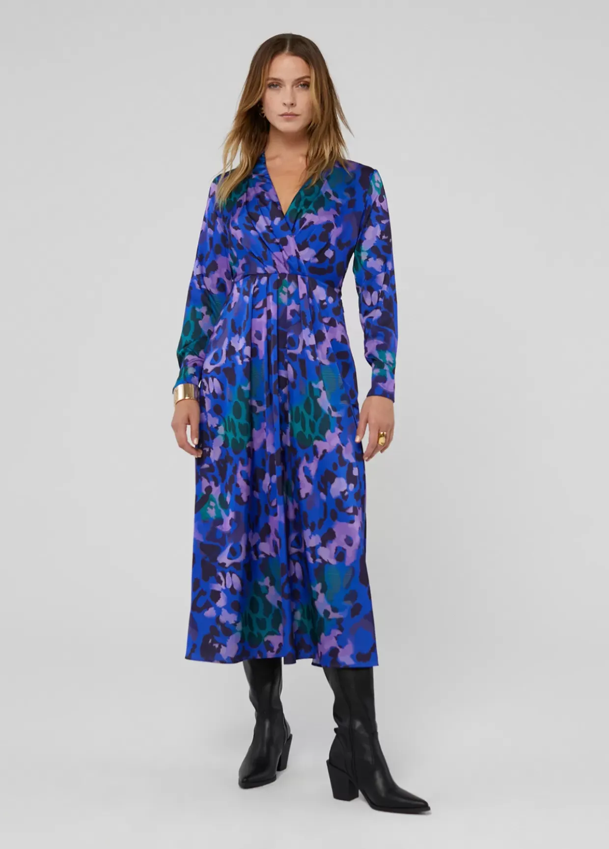 Vestido estampado animal print