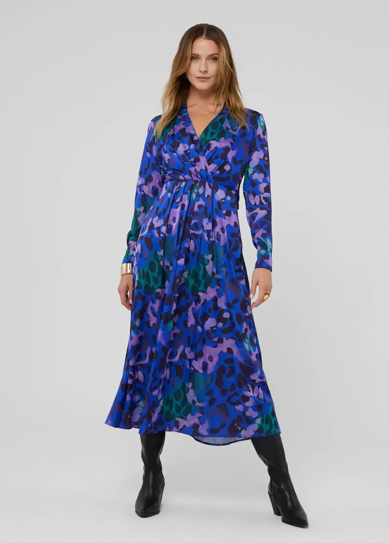 Vestido estampado animal print