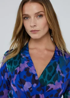 Vestido estampado animal print