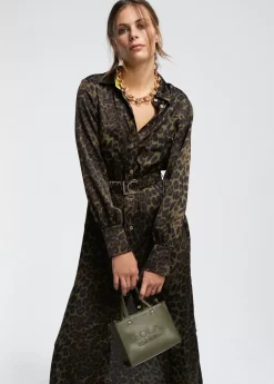 Vestido estampado animal print